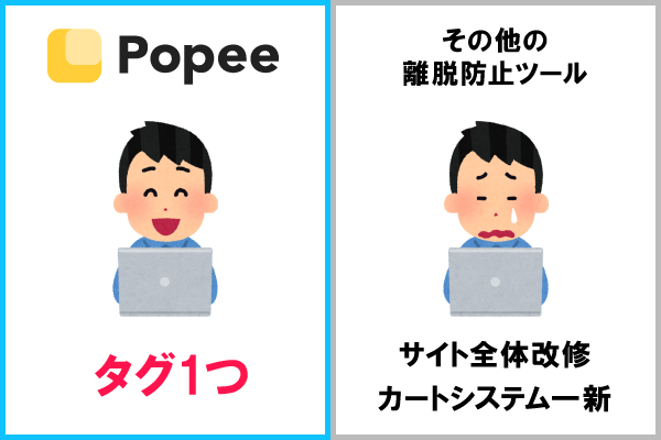 タグ1つで簡単